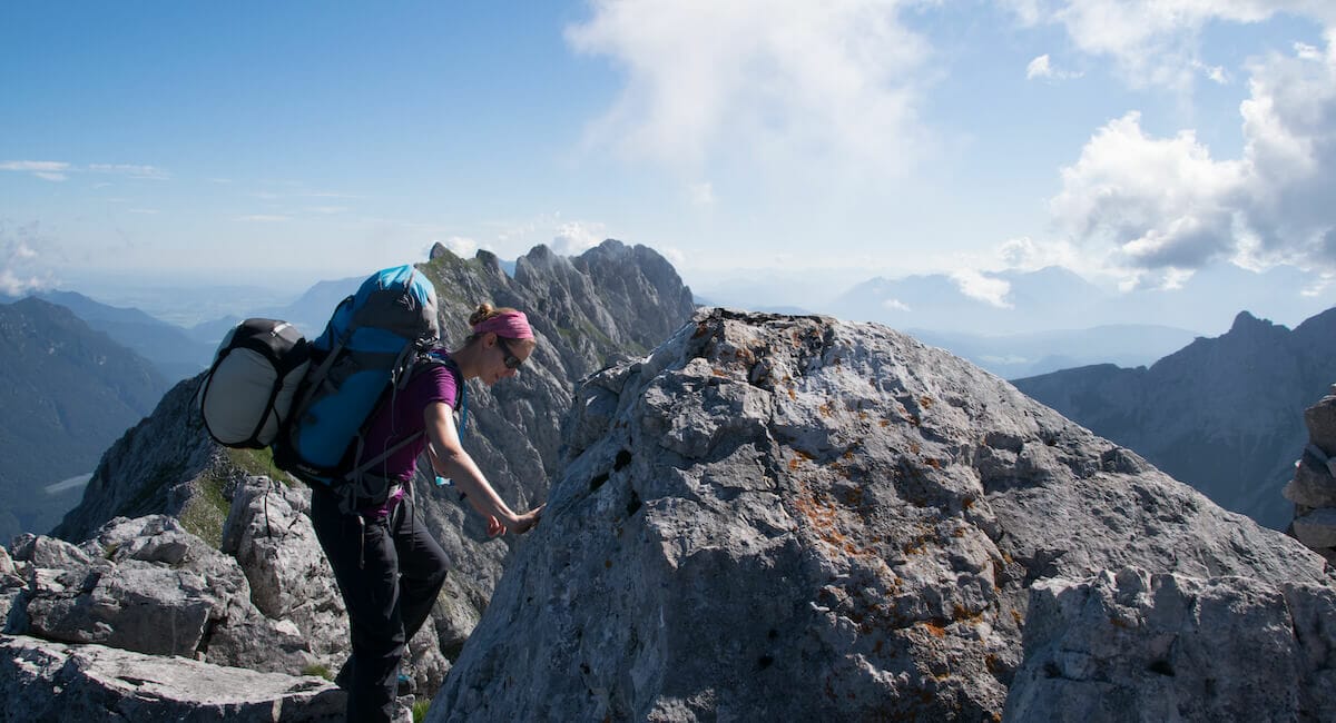 Riffelspitze Bayerischer Hausberg Mit Zugspitzblick