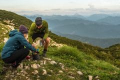 Nudeln kochen in den Bergen