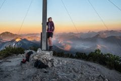 Gipfelerfolg in den Alpen