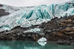 Gletscherzunge in Spliterstulen