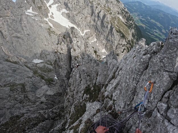 Tiefblicke vom Kopfkraxen