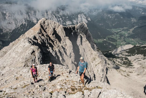 Bergsteiger am Hochkalter