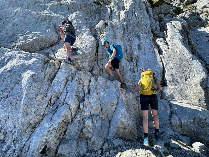 Steilstück zum Hochkalter