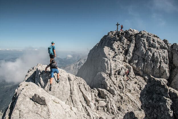 Klettern in den Bergen