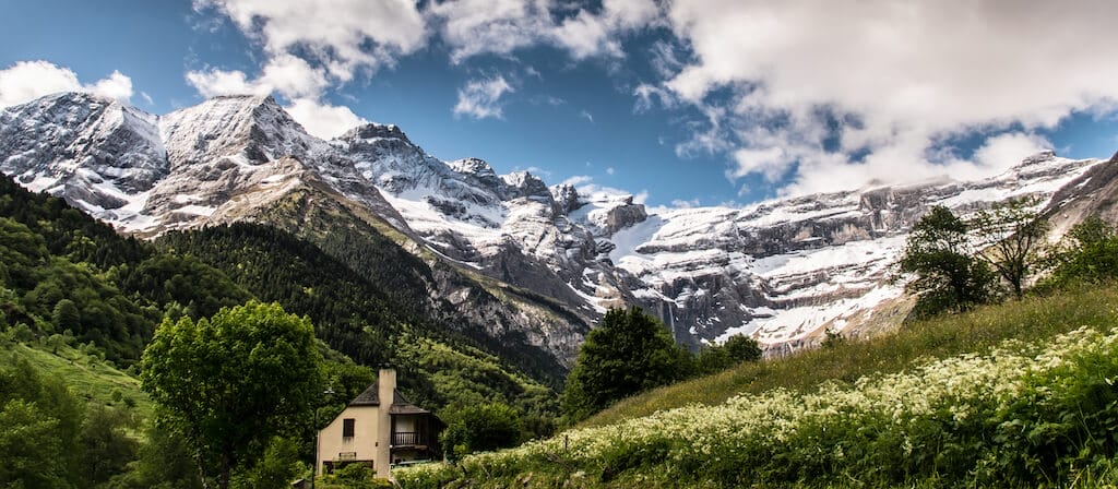 Höchste Berge Pyrenäen - Gipfel an Frankreich und Spanien