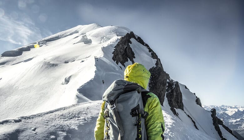 Blick zum Mont Blanc