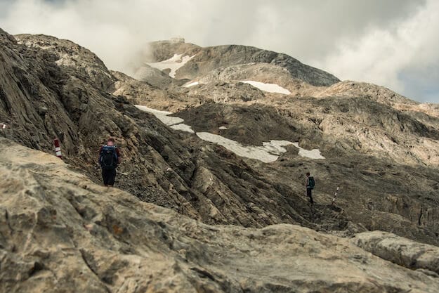 Das Matrashaus am Hochkönig ist schon erkennbar